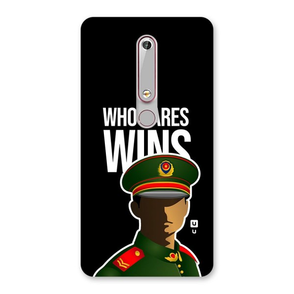 Who Dares Wins Back Case for Nokia 6.1