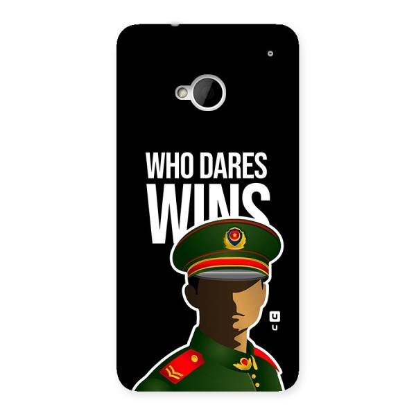 Who Dares Wins Back Case for One M7 (Single Sim)