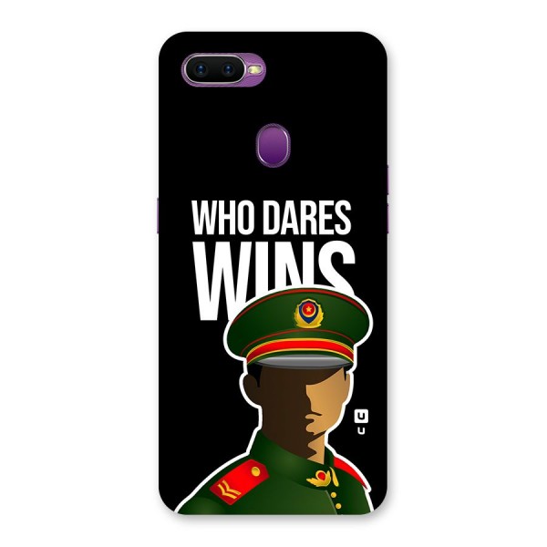 Who Dares Wins Back Case for Oppo F9