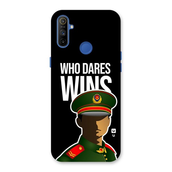 Who Dares Wins Back Case for Realme Narzo 10A