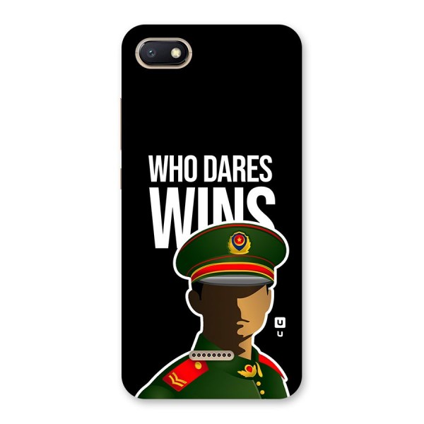 Who Dares Wins Back Case for Redmi 6A