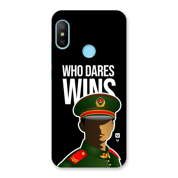 Who Dares Wins Back Case for Redmi 6 Pro