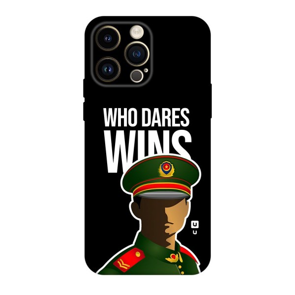 Who Dares Wins Back Case for iPhone 14 Pro Max