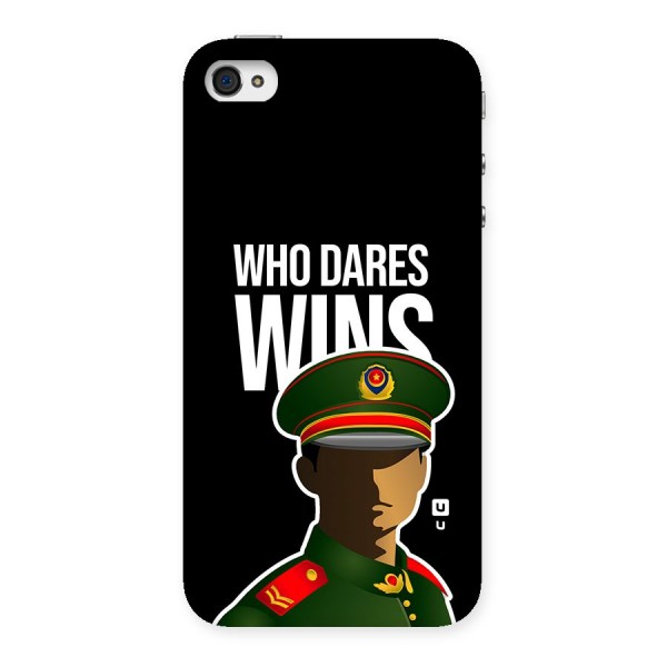 Who Dares Wins Back Case for iPhone 4 4s