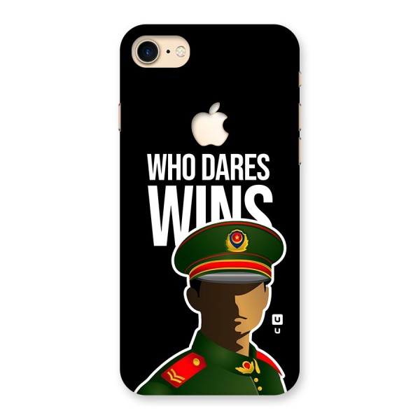 Who Dares Wins Back Case for iPhone 7 Apple Cut