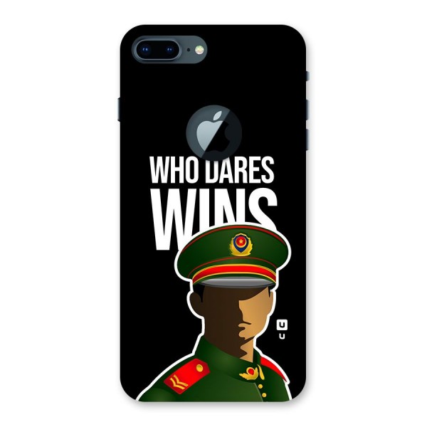 Who Dares Wins Back Case for iPhone 7 Plus Logo Cut
