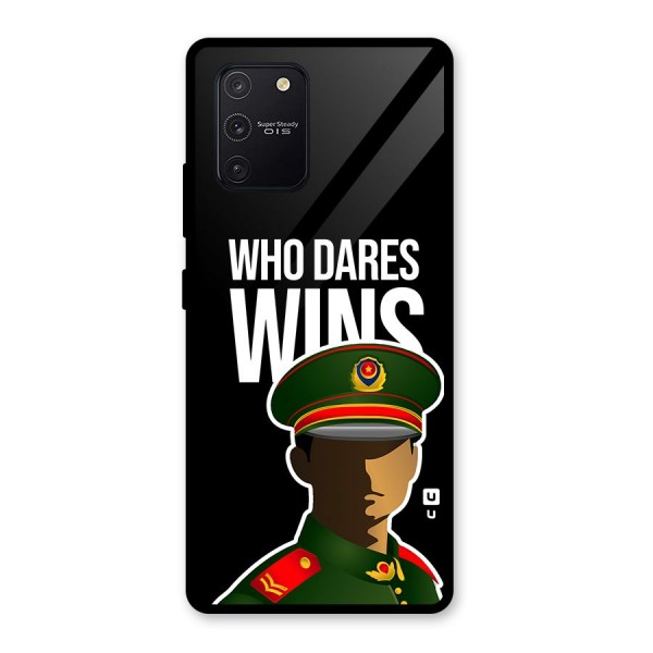 Who Dares Wins Glass Back Case for Galaxy S10 Lite