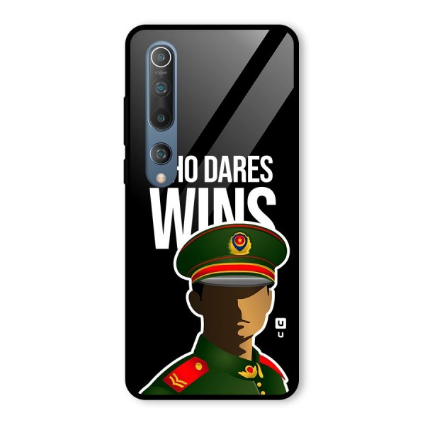 Who Dares Wins Glass Back Case for Mi 10