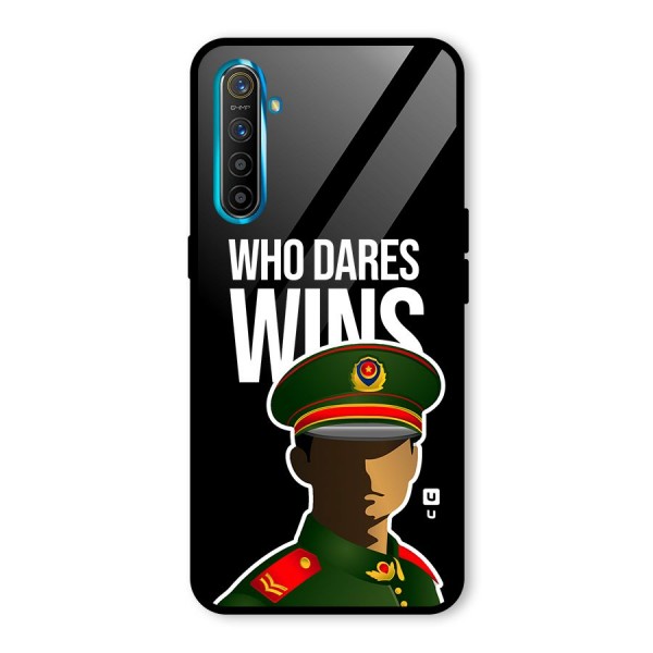 Who Dares Wins Glass Back Case for Realme X2