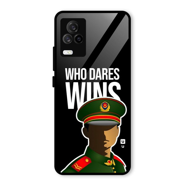Who Dares Wins Glass Back Case for Vivo iQOO 7 Legend 5G