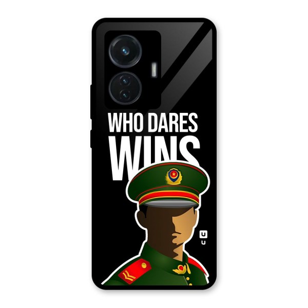 Who Dares Wins Glass Back Case for iQOO Z6 44W