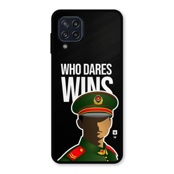Who Dares Wins Metal Back Case for Galaxy M32