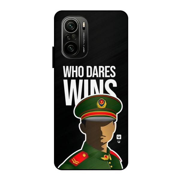 Who Dares Wins Metal Back Case for Mi 11X Pro
