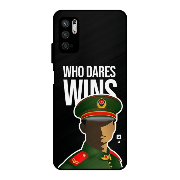 Who Dares Wins Metal Back Case for Poco M3 Pro 5G