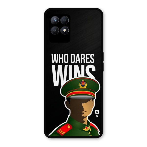Who Dares Wins Metal Back Case for Realme Narzo 50