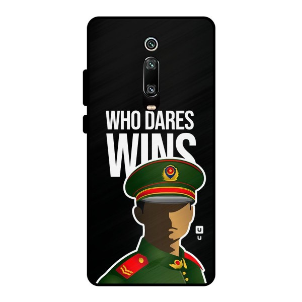 Who Dares Wins Metal Back Case for Redmi K20 Pro
