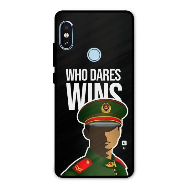 Who Dares Wins Metal Back Case for Redmi Note 5 Pro