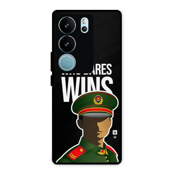 Who Dares Wins Metal Back Case for Vivo V29