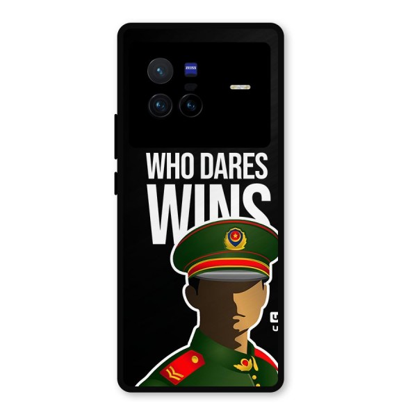 Who Dares Wins Metal Back Case for Vivo X80