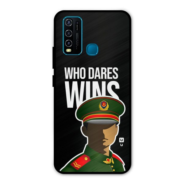 Who Dares Wins Metal Back Case for Vivo Y50