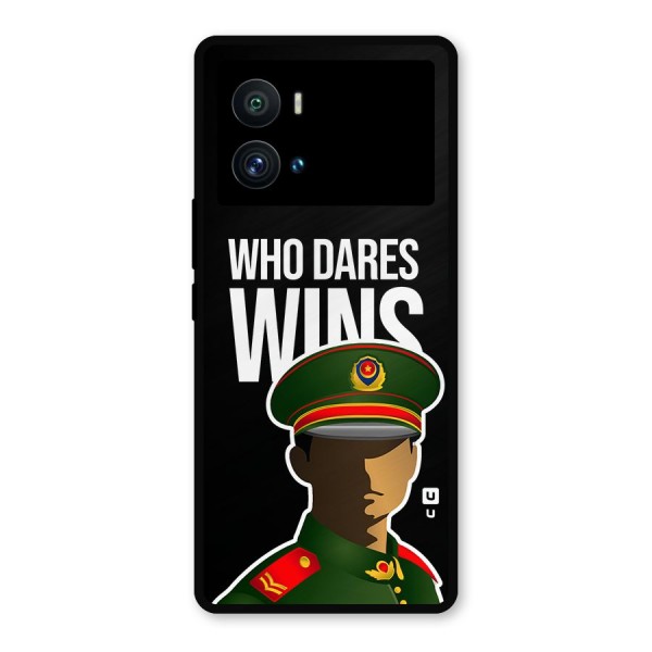 Who Dares Wins Metal Back Case for iQOO 9 Pro