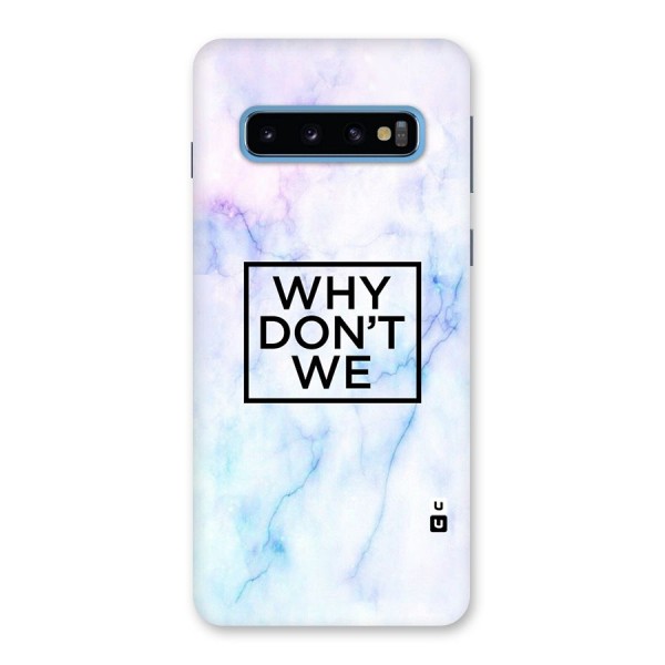 Why Dont We Back Case for Galaxy S10