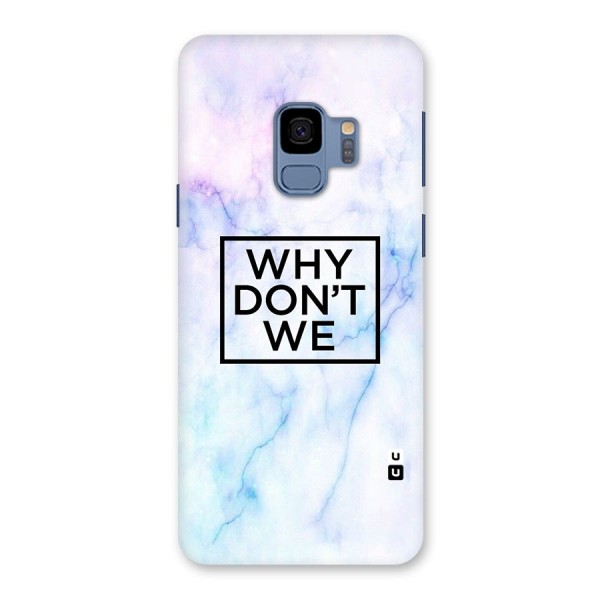 Why Dont We Back Case for Galaxy S9