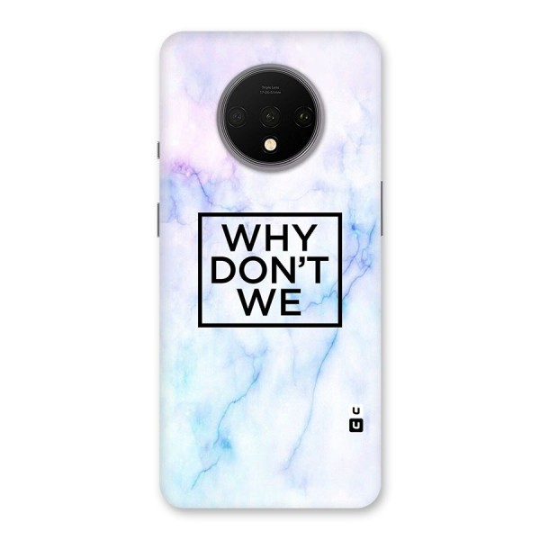 Why Dont We Back Case for OnePlus 7T
