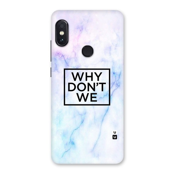 Why Dont We Back Case for Redmi Note 5 Pro