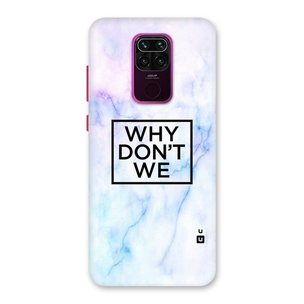 Why Dont We Back Case for Redmi Note 9
