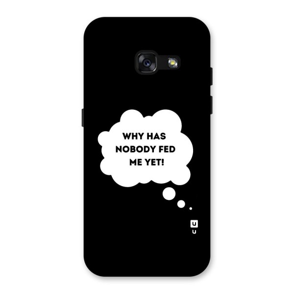 Why No Food Yet Back Case for Galaxy A3 (2017)