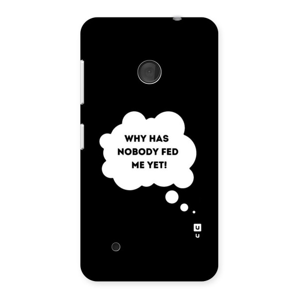 Why No Food Yet Back Case for Lumia 530