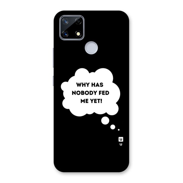 Why No Food Yet Glass Back Case for Realme Narzo 20