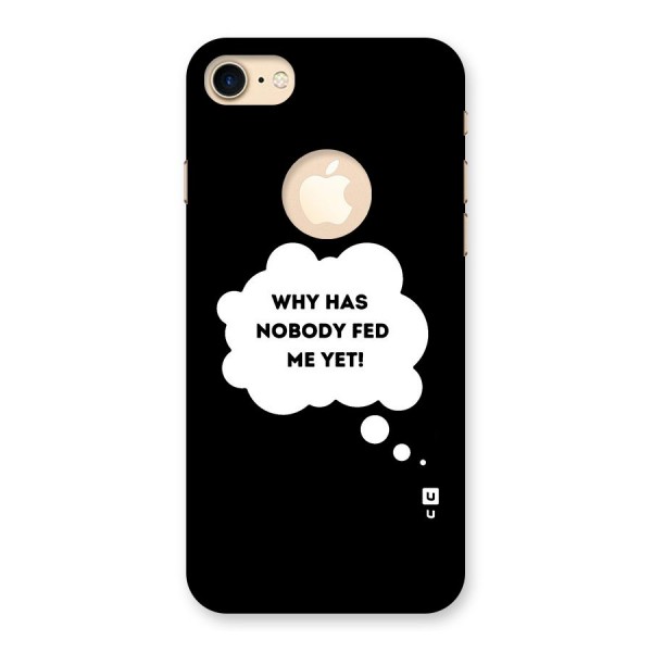 Why No Food Yet Back Case for iPhone 7 Logo Cut