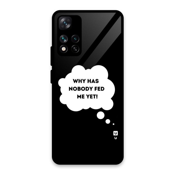 Why No Food Yet Glass Back Case for Xiaomi 11i HyperCharge 5G