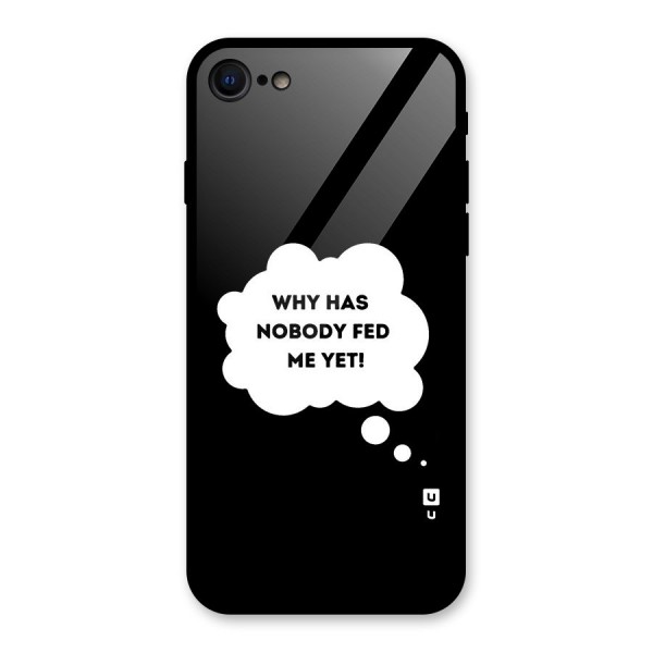 Why No Food Yet Glass Back Case for iPhone SE 2022