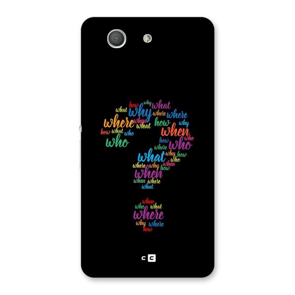 Why When Where How Back Case for Xperia Z3 Compact
