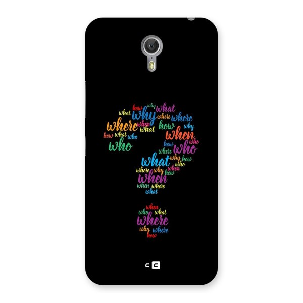 Why When Where How Back Case for Zuk Z1
