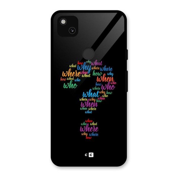 Why When Where How Glass Back Case for Google Pixel 4a