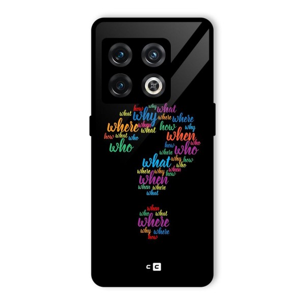 Why When Where How Glass Back Case for OnePlus 10 Pro 5G