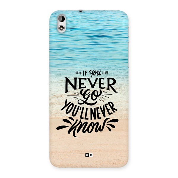 Will Never Know Back Case for Desire 816