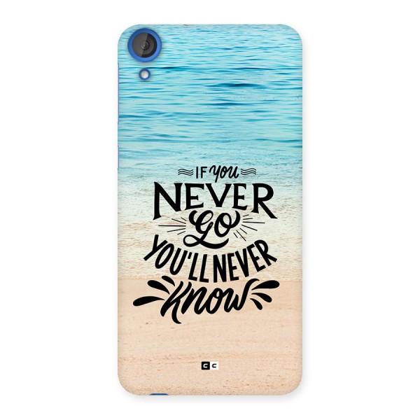 Will Never Know Back Case for Desire 820