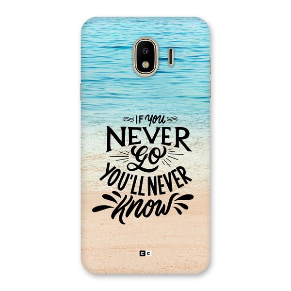 Will Never Know Back Case for Galaxy J4
