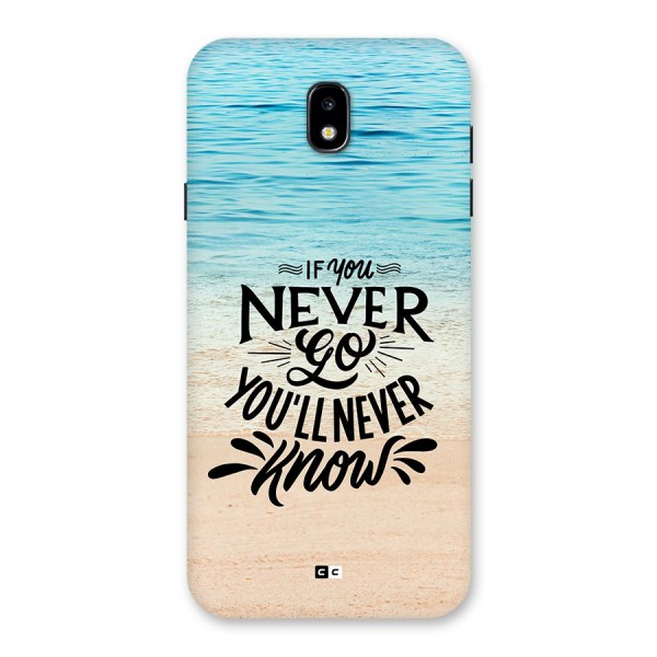 Will Never Know Back Case for Galaxy J7 Pro
