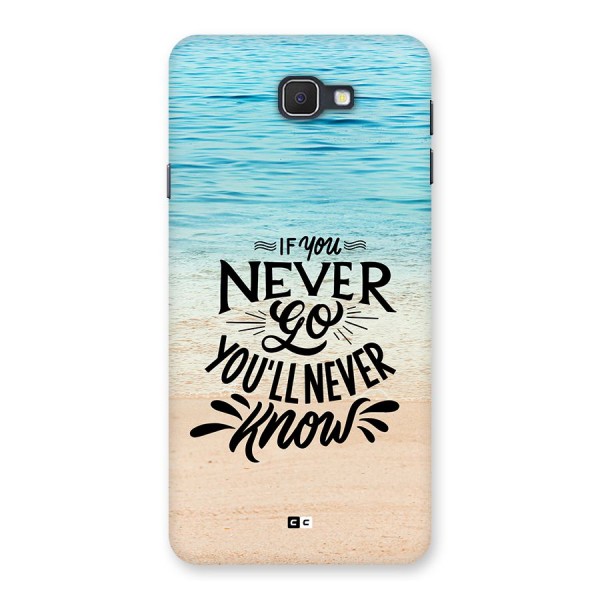 Will Never Know Back Case for Galaxy On7 2016