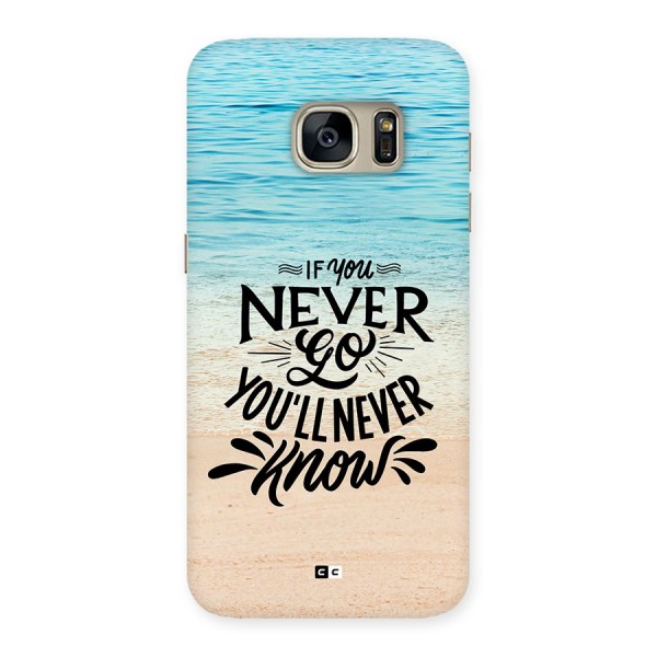 Will Never Know Back Case for Galaxy S7