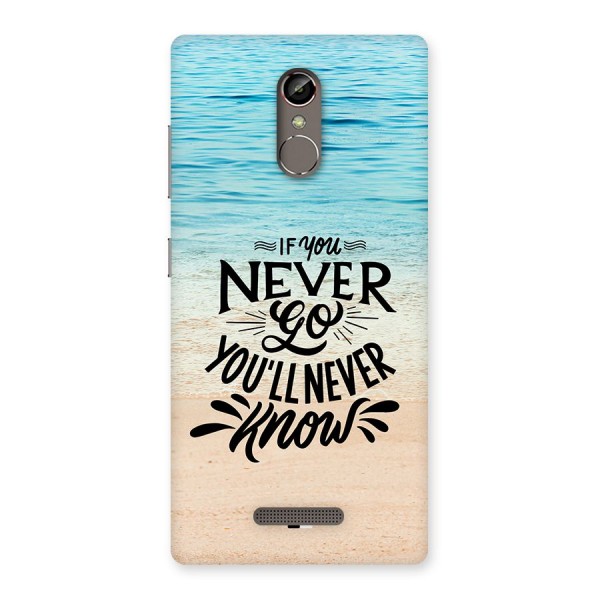 Will Never Know Back Case for Gionee S6s