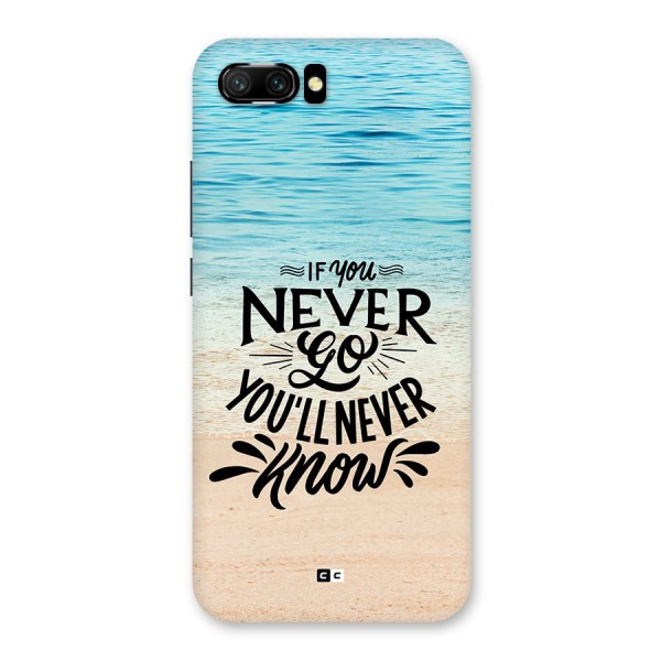 Will Never Know Back Case for Honor 10