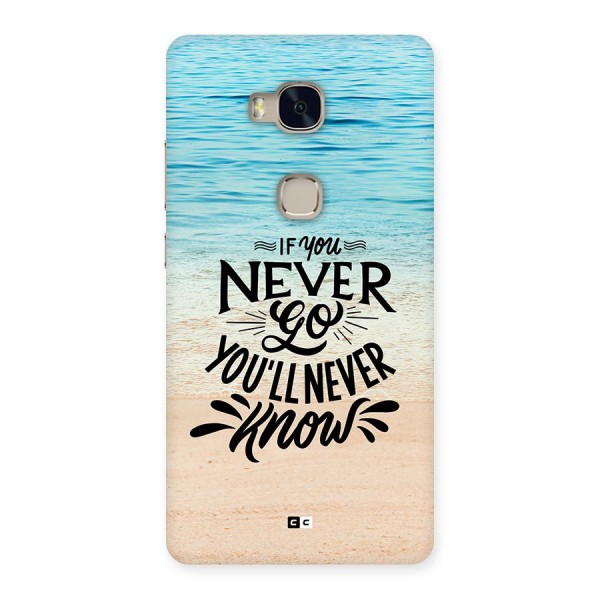 Will Never Know Back Case for Honor 5X