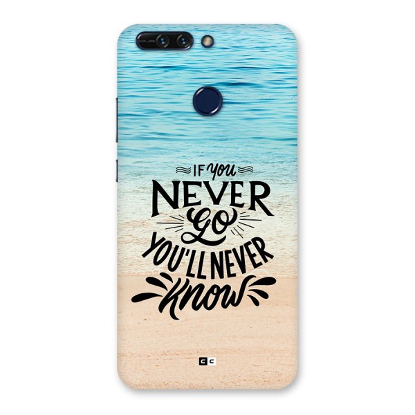 Will Never Know Back Case for Honor 8 Pro